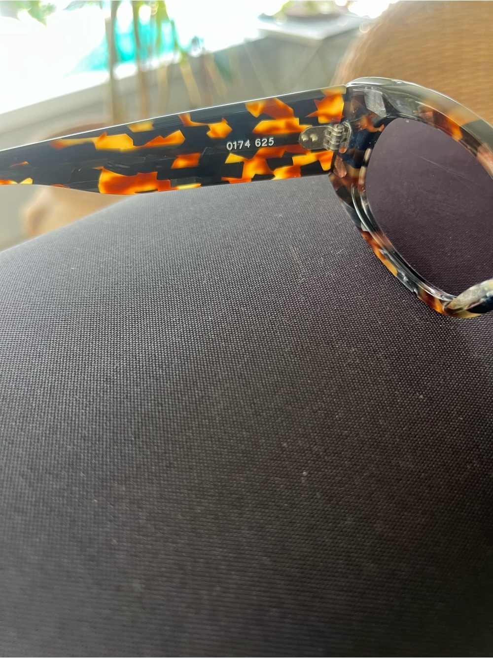 Vintage Alain Mikli Paris 0174 625 Mosaic Tortoise Sunglasses 90s Designer - Picture 8 of 8